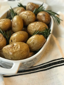 Garlic and Rosemary Oil Baby Potatoes