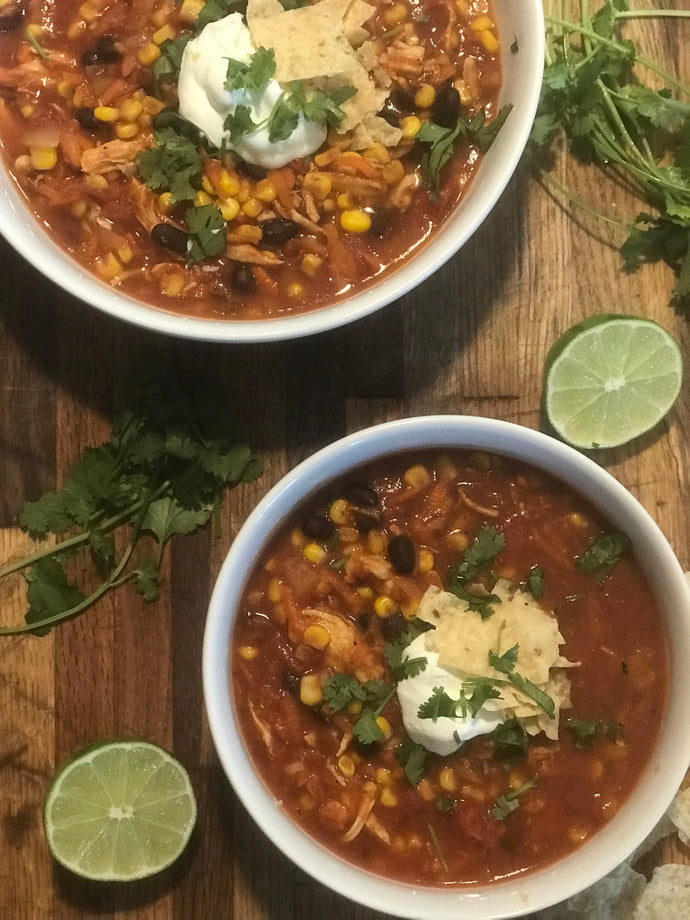 Mexican Soup with Chicken