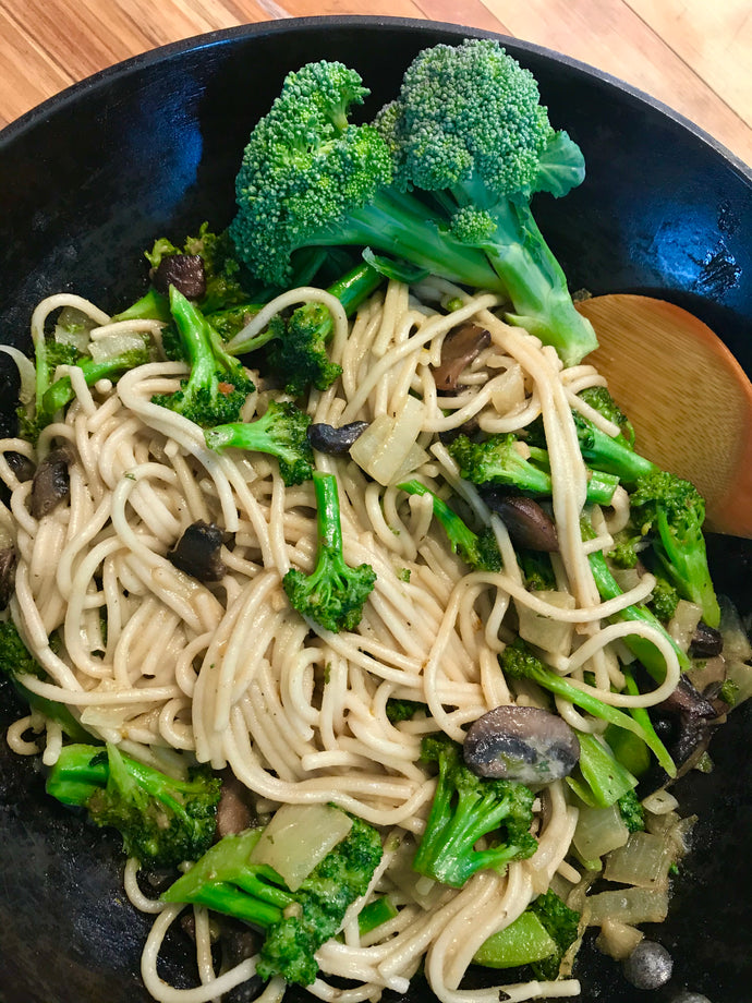 Plant Based Mushroom Broccoli Alfredo