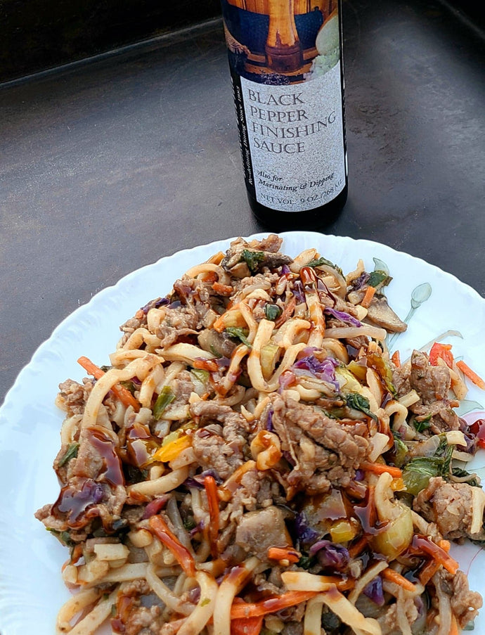 Beef Stir Fry with Black Pepper Finishing Sauce