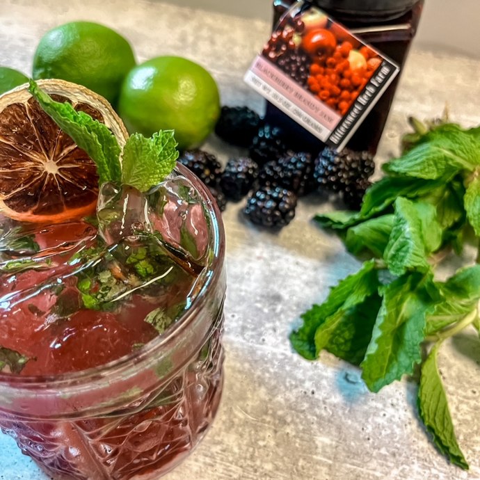 Blackberry Brandy Mojito 