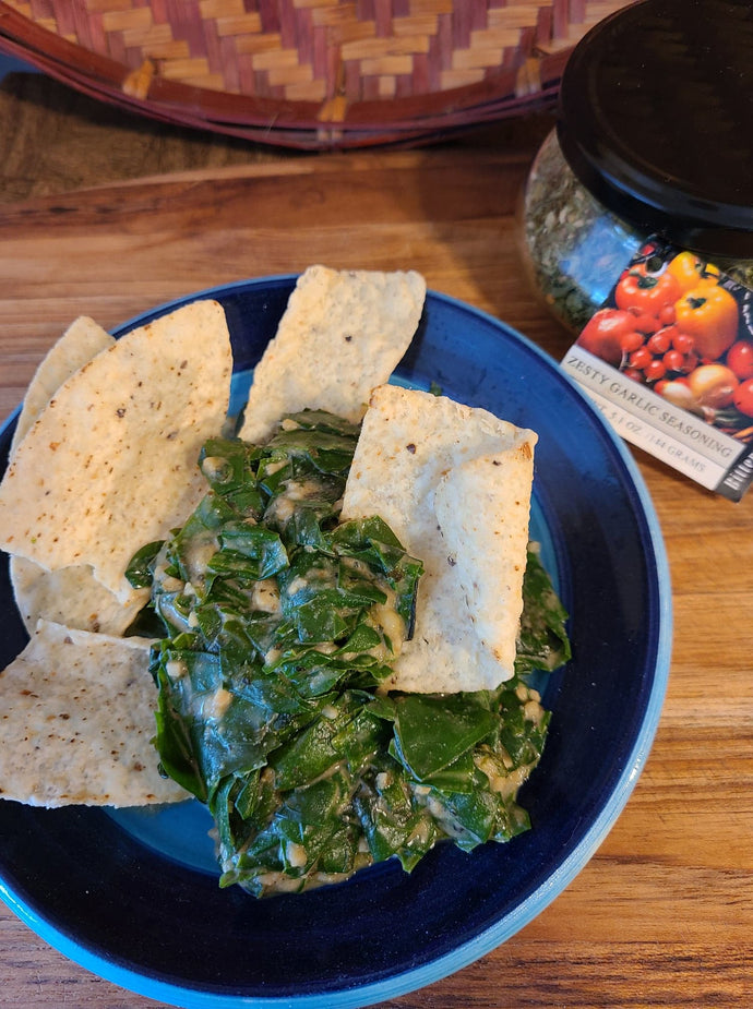 A Variation on Our Creamy Spinach Dip