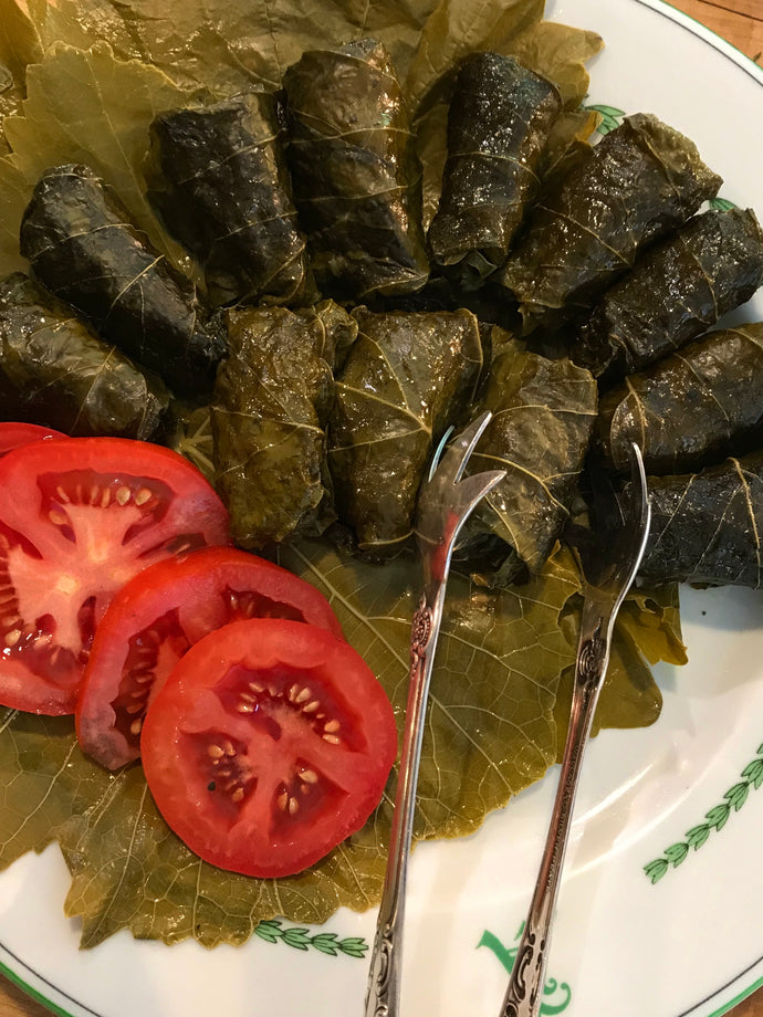 Blue Zones Inspired Stuffed Grape Leaves