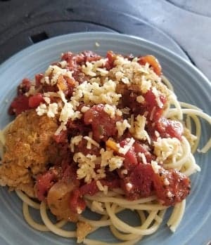 Blue Zone Kitchen Inspired Chickpea Meatballs