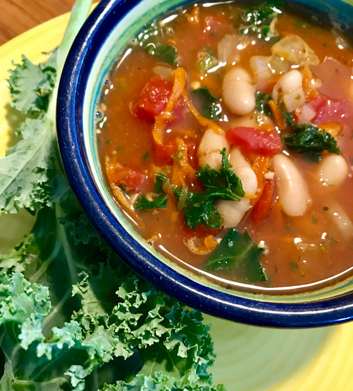 Zesty Greens and Beans Soup